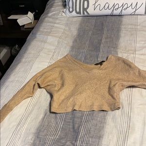 BCBG cropped sweater